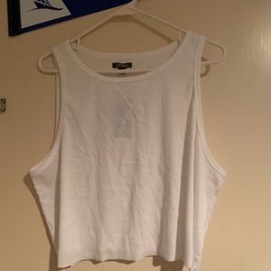 White crop top